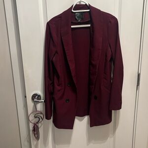 Dynamite Deep Red Blazer